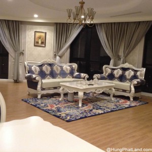 Bộ bàn ghế SOfa phòng khách căn hộ R6 Royal City
