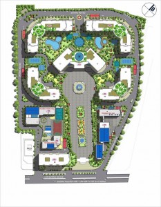 Sơ đồ tổng thể dự án Royal City