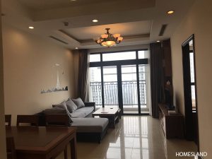 Không gian phòng khách căn hộ 2 ngủ, 105m2 toà R5