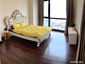 Phòng ngủ Master - căn hộ 2 ngủ toà R2