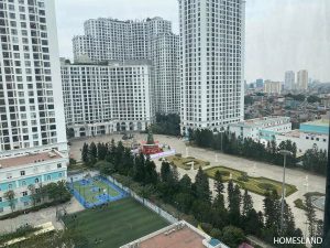 View từ ban công căn hộ 2 ngủ, 70m2 toà R6