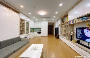 Không gian căn hộ nhìn từ phòng ngủ ra